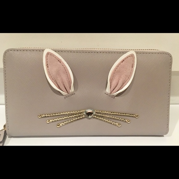kate spade Handbags - NWT Kate Spade Rabbit Novelty Clutch Wallet Bag